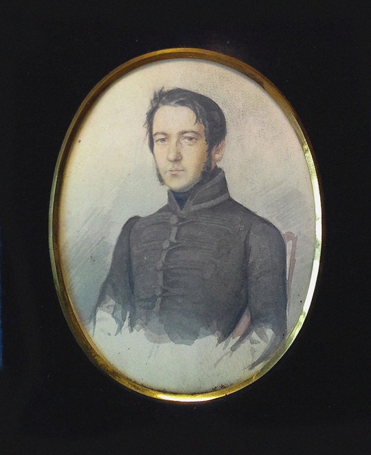 Portrait of the composer Mikhail I. Glinka (1804-1857) from Unbekannter Künstler
