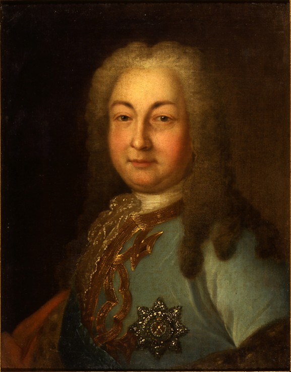 Portrait of Vice-Chancellor Count Heinrich Johann Friedrich (Andrei) Ostermann (1687-1747) from Unbekannter Künstler