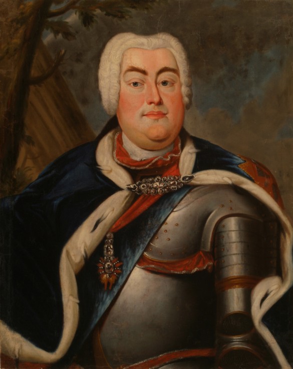 Portrait of Augustus III of Poland from Unbekannter Künstler