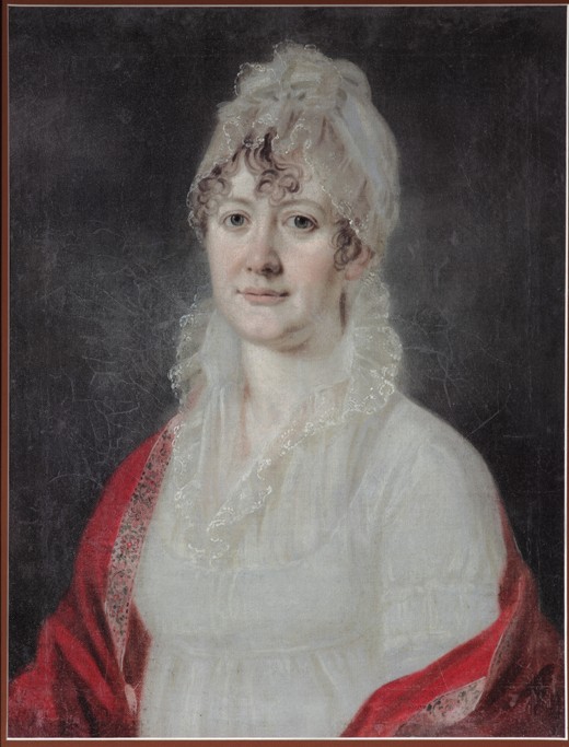 Portrait of Elizaveta Alexeevna Arsenyeva, née Stolypina (1773-1845) from Unbekannter Künstler