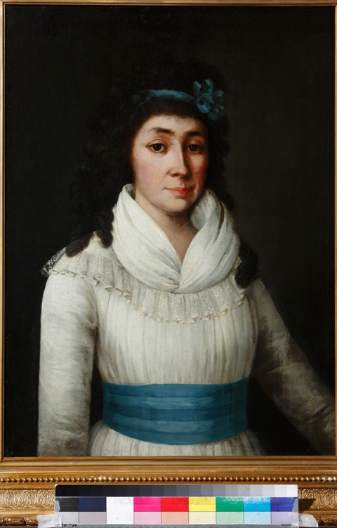 Portrait of Yelizaveta Petrovna Yankova (1768-1861), née Rimskaya-Korsakova from Unbekannter Künstler