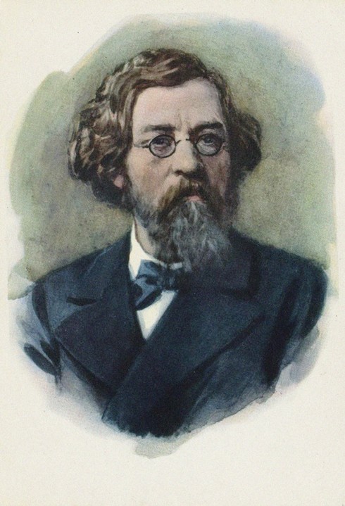 Portrait of Nikolay Chernyshevsky (1828-1889) from Unbekannter Künstler