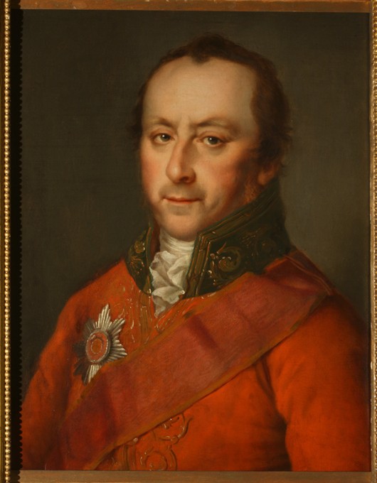 Portrait of Pavel Ivanovich Golenishchev-Kutuzov (1767-1829) from Unbekannter Künstler
