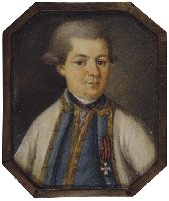 Portrait of Pyotr Fyodorovich Beshentsov from Unbekannter Künstler