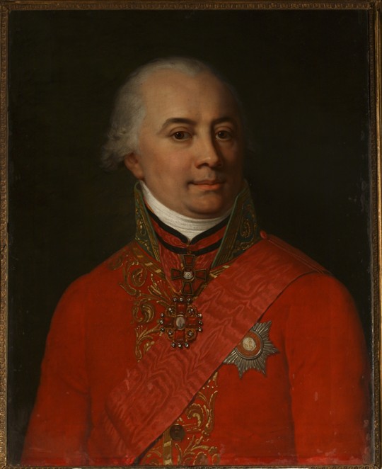 Portrait of the writer Mikhail Nikitich Muravyov (1757-1807) from Unbekannter Künstler