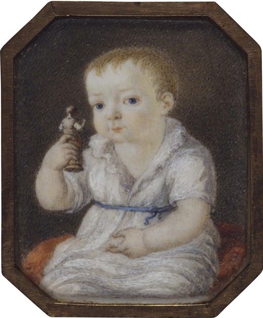 Portrait of Sergey Ivanovich Volkov as child from Unbekannter Künstler