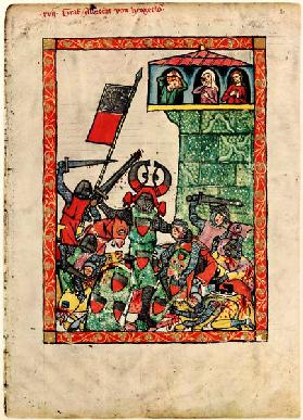 Count Albrecht II of Hohenberg (From the Codex Manesse)