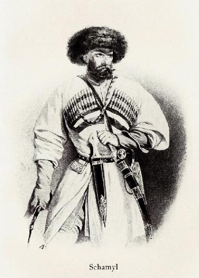 Portrait of Imam Shamil (1797-1871)