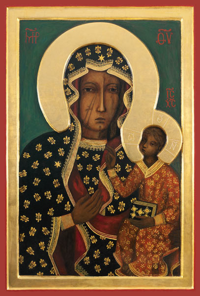 The Black Madonna of Czestochowa (Copy) from Unbekannter Künstler