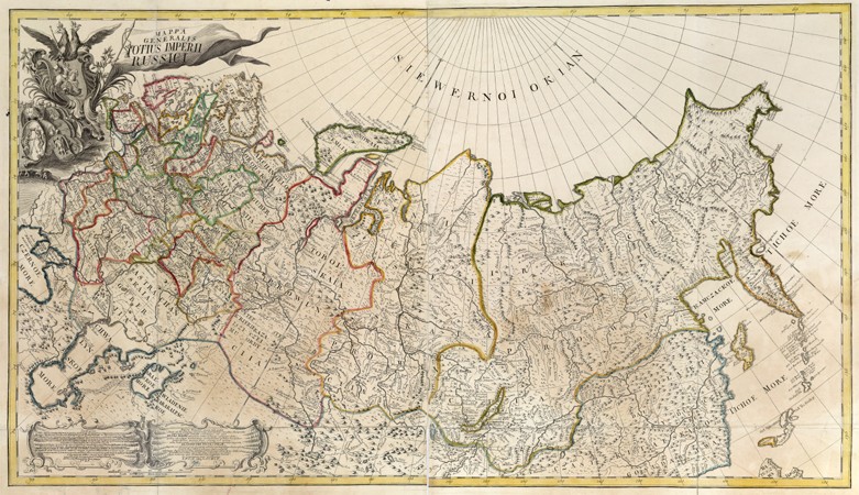 First General Map of the Russian Empire from Unbekannter Meister