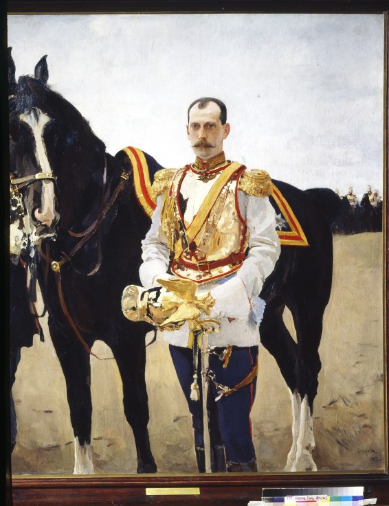 Portrait of Grand Duke Paul Alexandrovich of Russia (1860-1919) from Valentin Alexandrowitsch Serow