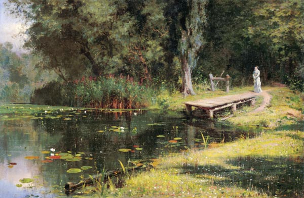 Der bewachsene Teich from Vasilij Dimitrijewitsch Polenov