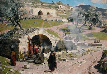 The Virgin Spring in Nazareth from Vasilij Dimitrijewitsch Polenov