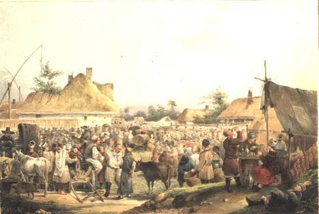 Village Fair in the Ukraine from Vasily Ivanovich Sternberg