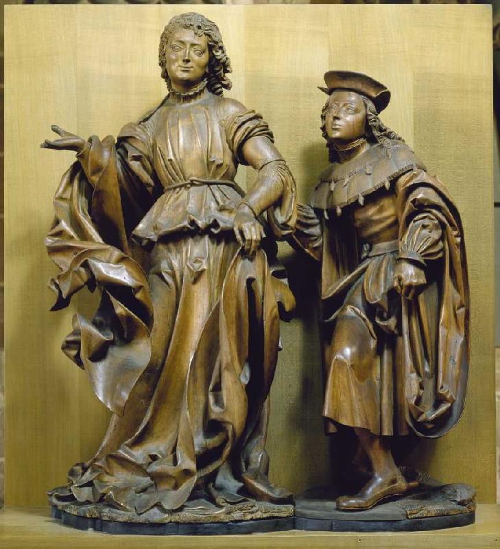 Der Erzengel Raphael und der junge Tobias from Veit Stoß