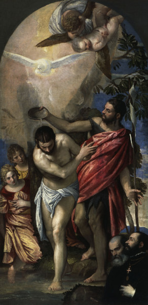 Baptism of Christ / Veronese / c.1561 from Veronese, Paolo (aka Paolo Caliari)