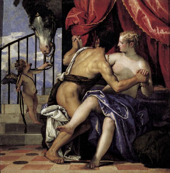 Veronese / Mars and Venus / c.1575 from Veronese, Paolo (aka Paolo Caliari)