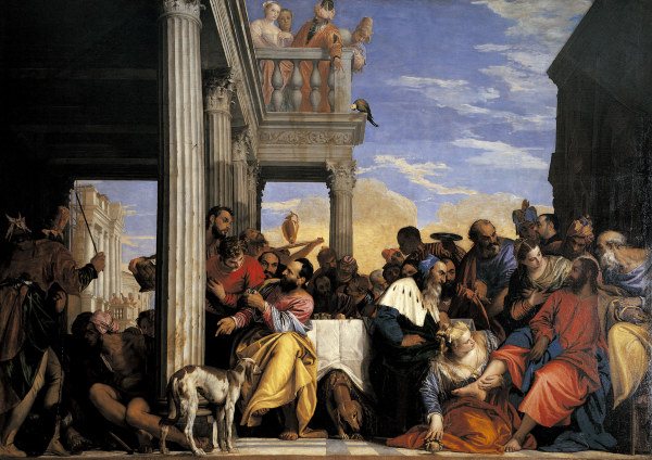 Veronese / Banquet at the House of Simon from Veronese, Paolo (aka Paolo Caliari)