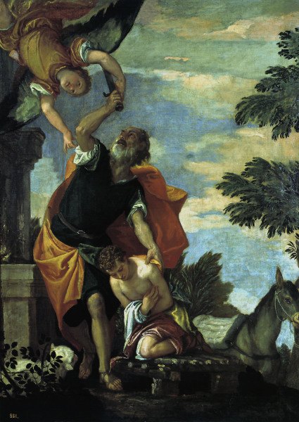 Paolo Veronese / Abraham sacrificing Isa from Veronese, Paolo (aka Paolo Caliari)