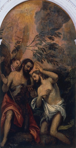 Baptism of Christ / Ptg.ascr.to Veronese from Veronese, Paolo (aka Paolo Caliari)