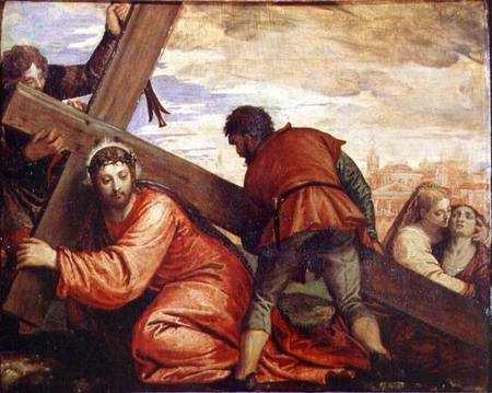 Christ Sinking under the Weight of the Cross from Veronese, Paolo (aka Paolo Caliari)