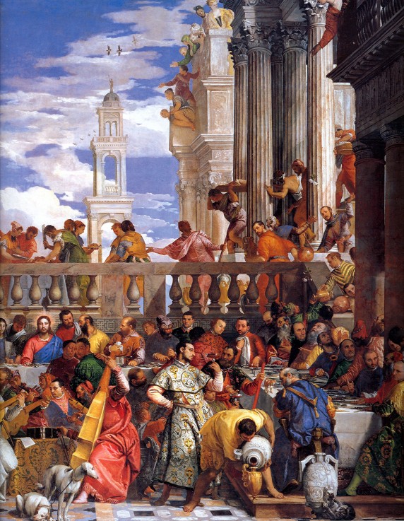 The Wedding at Cana (Detail) from Veronese, Paolo (aka Paolo Caliari)