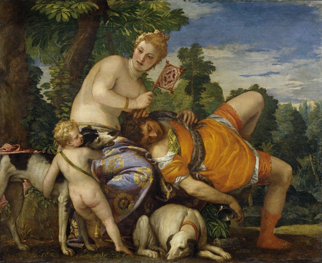 Venus and Adonis from Veronese, Paolo (aka Paolo Caliari)