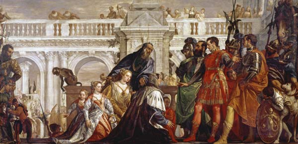 Family of Darius before Alexander the Great (356-323 BC) from Veronese, Paolo (aka Paolo Caliari)