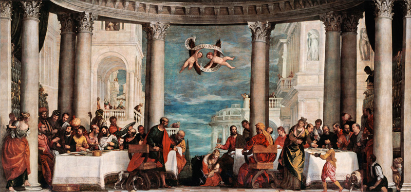 Feast in the House of Simon the Pharisee from Veronese, Paolo (aka Paolo Caliari)