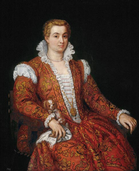 Portrait presumed to be Livia Colonna (d.1552) from Veronese, Paolo (aka Paolo Caliari)