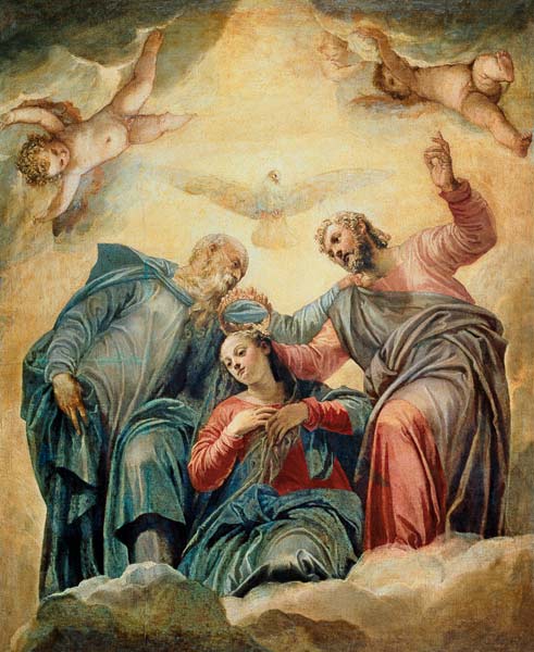The Coronation of the Virgin from Veronese, Paolo (aka Paolo Caliari)