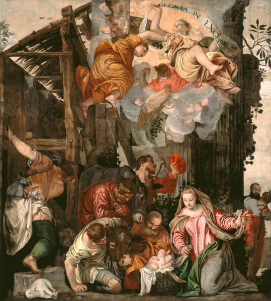 Adoration of the Shepherds / Veronese from Veronese, Paolo (aka Paolo Caliari)