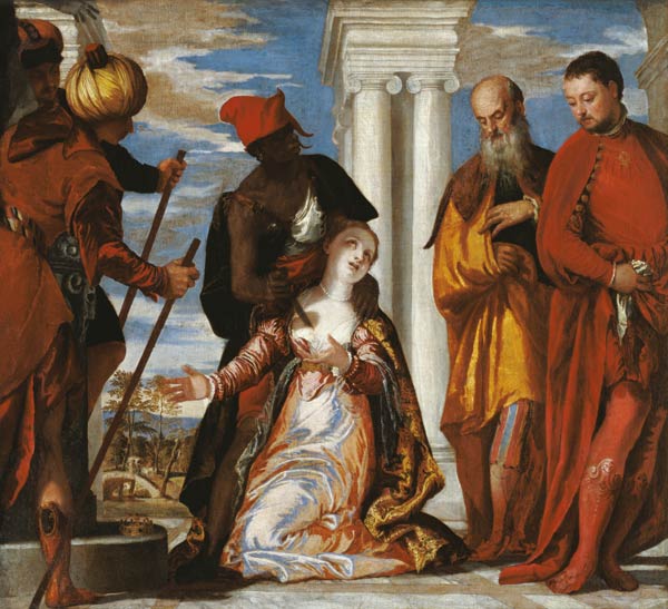 Martyrdom of St.Justina /Ptg.by Veronese from Veronese, Paolo (aka Paolo Caliari)