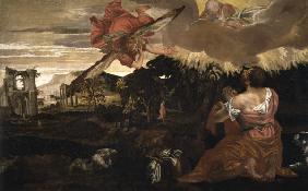 P.Veronese, Moses and the burning bush