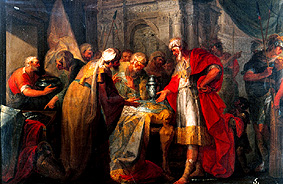 King Ezechias boasts about his treasures from Vicente López y Portaña