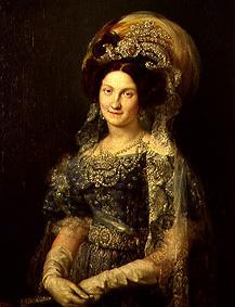 Maria Christina of Borbon from Vicente López y Portaña
