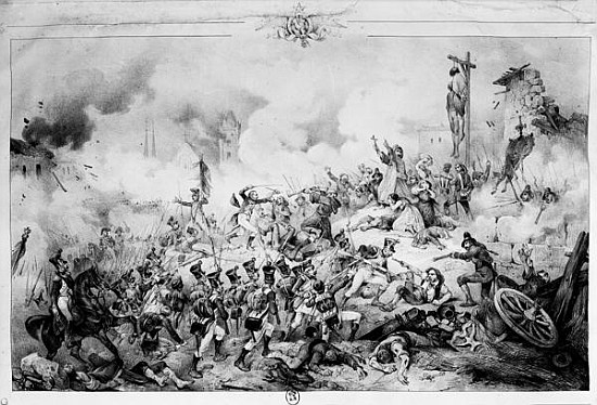 The Siege and capture of Saragossa from Victor Adam