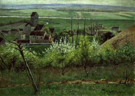 A Village near Auvers from Victor Alfred Paul Vignon