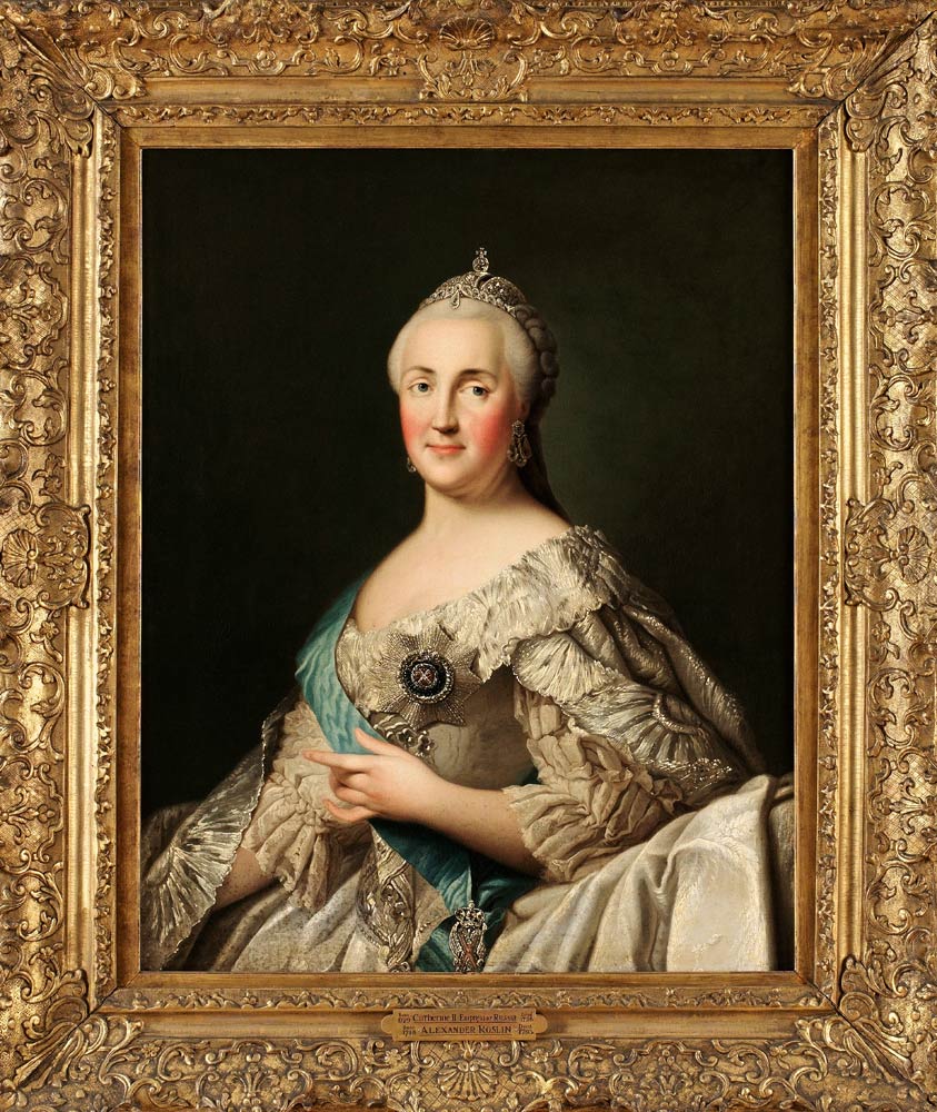 Portrait of Empress Catherine II (1729-1796) from Vigilius Erichsen