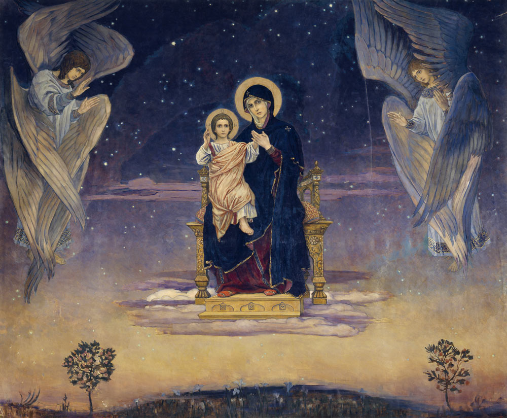 The Virgin from Viktor Michailowitsch Wasnezow