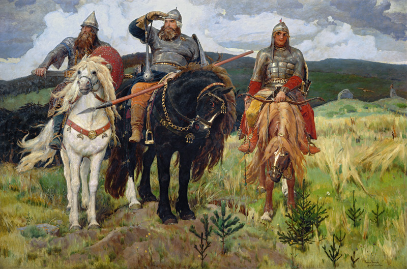 The warriors from Viktor Michailowitsch Wasnezow