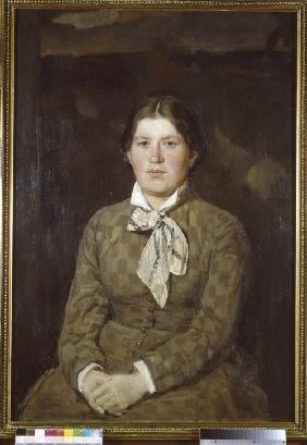 Portrait of Alexandra Vladimirovna Vasnetsova, the Artist's Wife