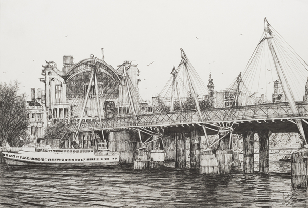 Hungerford Bridge London from Vincent Alexander Booth