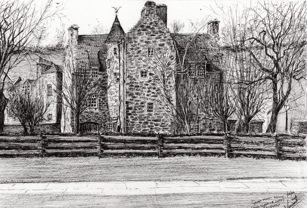 Queen Marys house Jedburgh from Vincent Alexander Booth
