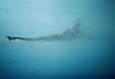 Scharnhorst in morning mist Channel Dash 1942