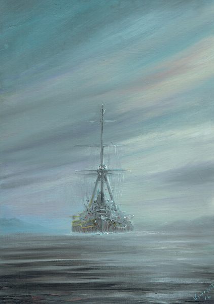 SMS Derfflinger Scapa Flow 1919 from Vincent Alexander Booth