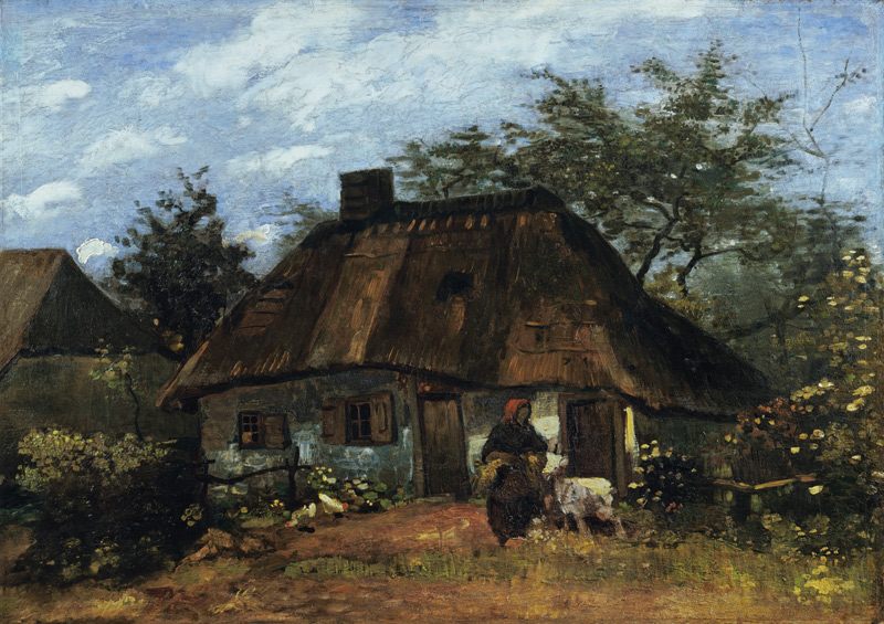Farmhouse in Nuenen (La Chaumière) from Vincent van Gogh