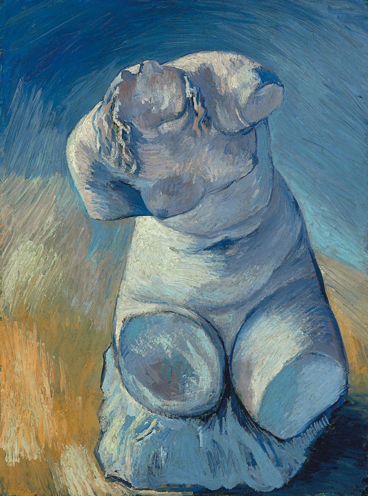 Gipsstatuette oder weiblicher Torso, von vorn gesehen from Vincent van Gogh