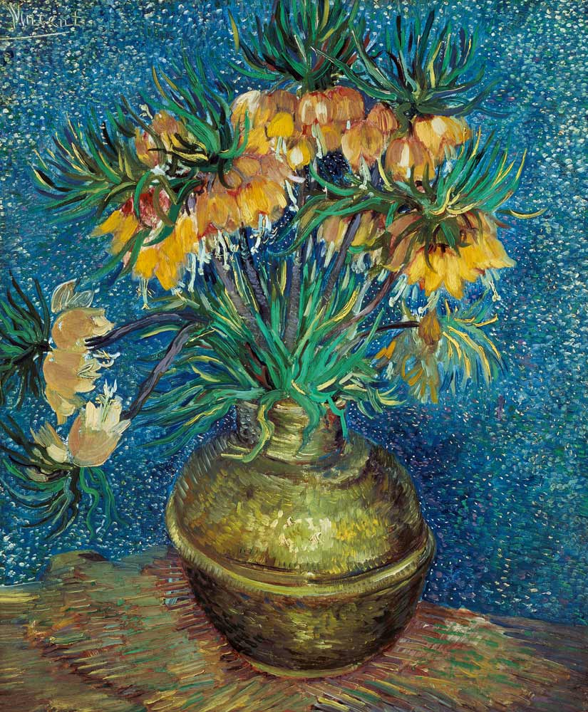 Crown Imperial Fritillaries in a Copper Vase from Vincent van Gogh