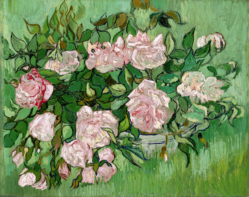 Pink Roses from Vincent van Gogh
